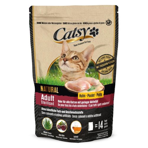 Catsy Adult & Sterilised Cat Chicken 1kg - MyStetho Veterinary
