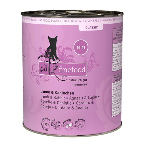 Catz Finefood No. 11 avec agneau & lapin, 800g - MyStetho Veterinary