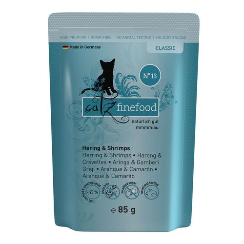 Catz Finefood No. 13 avec hareng & crabes, 85g - MyStetho Veterinary