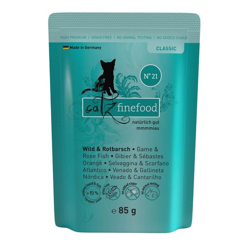Catz Finefood No. 21 gibier & rascasse, 85g - MyStetho Veterinary