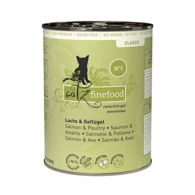 Catz Finefood No. 5 avec saumon & volaille, 400g - MyStetho Veterinary