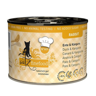 Catz Finefood Ragout No. 607 avec kangourou & canard - MyStetho Veterinary