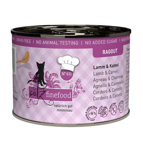 Catz Finefood Ragout No. 611 avec agneau & camel - MyStetho Veterinary