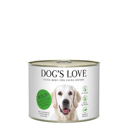 Dog&#039;s Love Adult gibier, pomme de terre, prunes & céleri, 200g - MyStetho Veterinary