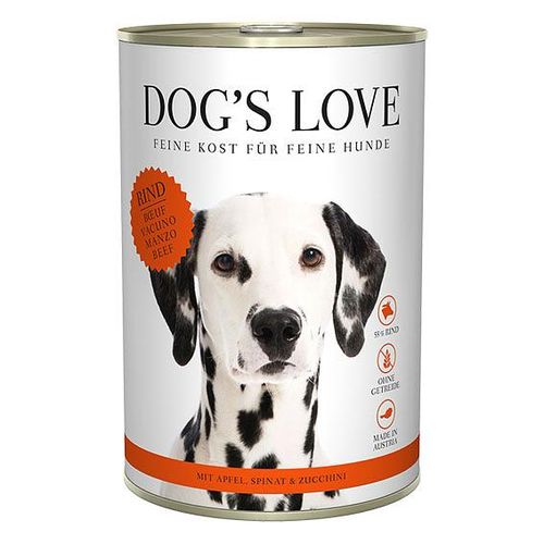 Dog&#039;s Love Classic Adult boeuf, pomme, épinard & courgette, 400g - MyStetho Veterinary