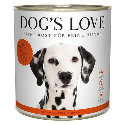 Dog&#039;s Love Classic Adult boeuf, pomme, épinard & courgette, 800g - MyStetho Veterinary
