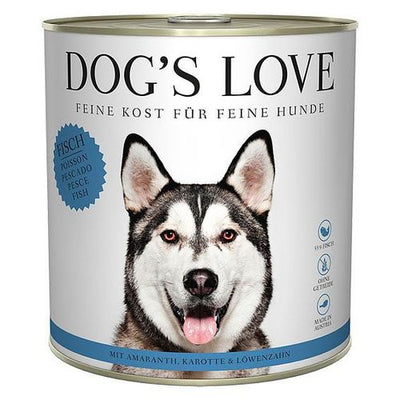 Dog&#039;s Love Classic Adult poissons, amarante, carotte & pissenlit 800g - MyStetho Veterinary