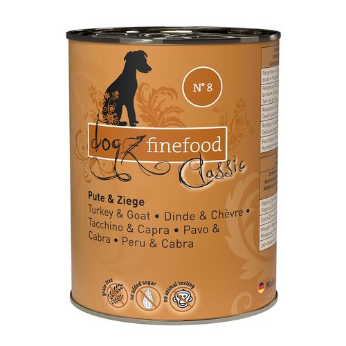 Dogz Finefood No.08 Dinde & chèvre 400g - MyStetho Veterinary