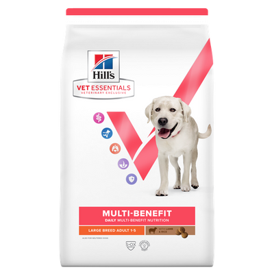 Hill's Vet Essentials MULTI-BENEFIT Adult Large Breed Lamm und Reis 14 kg - MyStetho Veterinary