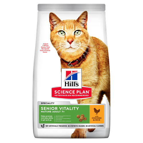 Hill's Science Plan Senior Vitality Mature Adult 7+ Chicken 300 g - MyStetho Veterinary