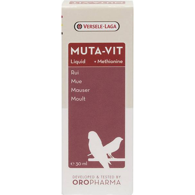 Versele-Laga Muta-Vit Liquid Méthionine, Mue, 30 ml - MyStetho Veterinary