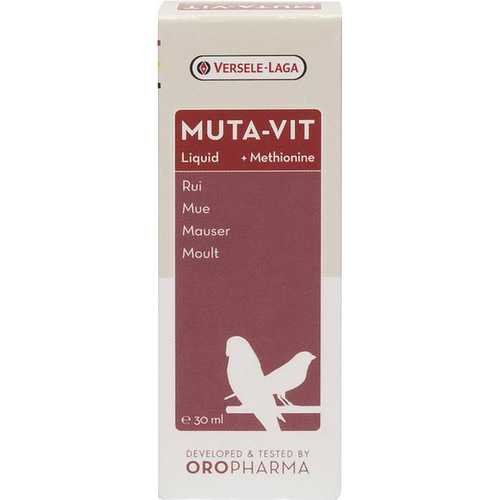 Versele-Laga Muta-Vit Liquid Méthionine, Mue, 30 ml - MyStetho Veterinary