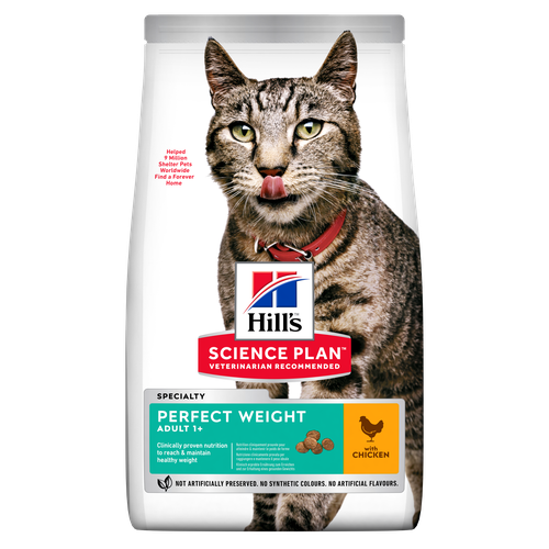 Hill's Science Plan Perfect Weight Adult Chicken 2.5 kg - MyStetho Veterinary