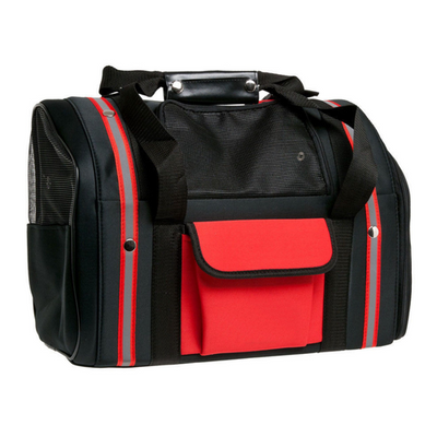 SP Tragtasche Smart Bag,schwarz/rot Neopren/Nylonmix, B=20cm, 44x32cm - MyStetho Veterinary