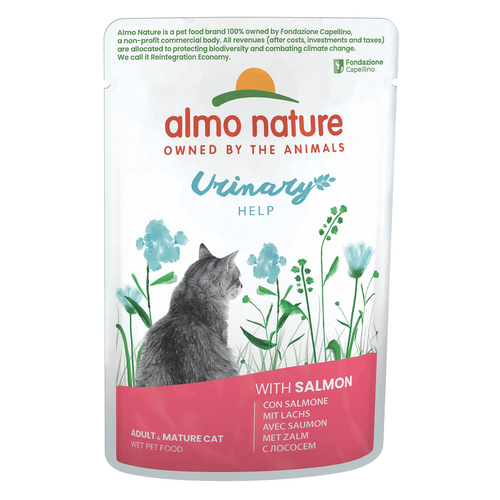 Almo Holistic Urinary Help Lachs 70g Alleinfuttermittel, Harnempfindlichkeit - MyStetho Veterinary