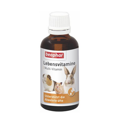 Beaphar Vitamines vitales pour rongeurs,50 ml - MyStetho Veterinary