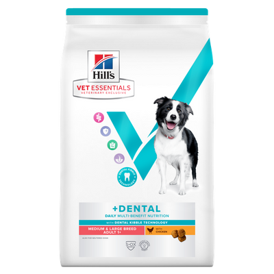 Hill's Vet Essentials MULTI-BENEFIT + Dental Adult 1+ Medium & Large Breed Huhn 13 kg - MyStetho Veterinary