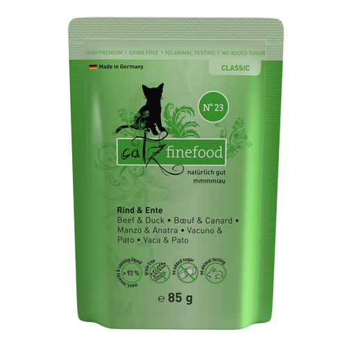 Catz Finefood No. 23 avec boeuf & canard, 85g - MyStetho Veterinary