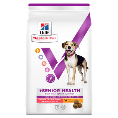 Hill's Vet Essentials MULTI-BENEFIT + Senior Health Mature Adult 7+ Medium & Large Breed Huhn 2 kg - MyStetho Veterinary