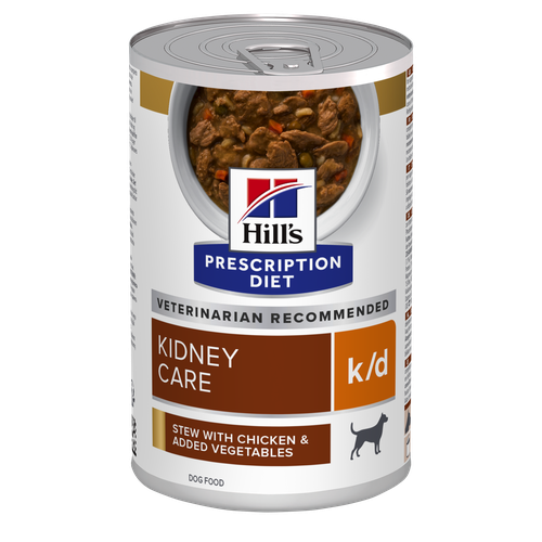 Hill's Prescription Diet k/d with Chicken and vegetables stew can 354 g - MyStetho Veterinary