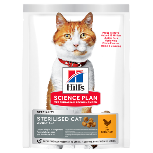 Hill's Science Plan Sterilised Cat Adult Chicken 15 kg - MyStetho Veterinary