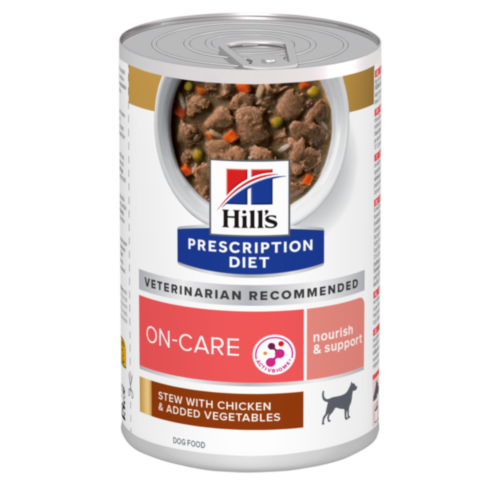 Hill's PRESCRIPTION DIET On-Care Mijoté pour Chien au Poulet et Légumes ajoutés 354 g - MyStetho Veterinary