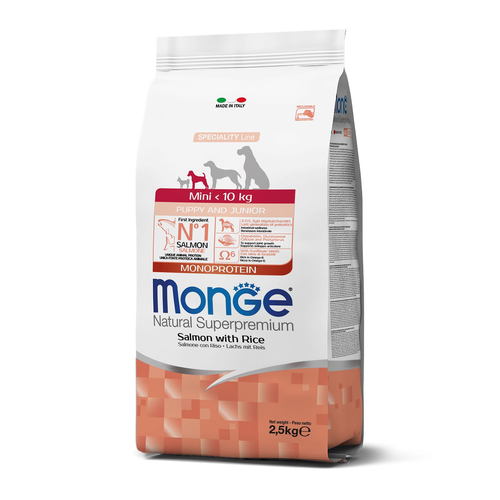 Monge Dog Puppy & Junior Mini saumon - MyStetho Veterinary