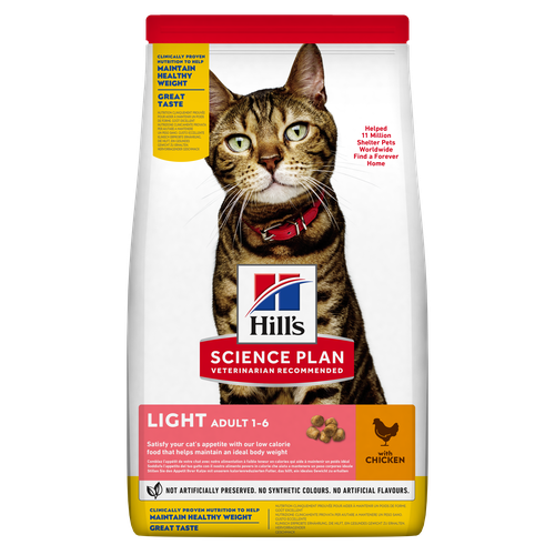 Hill's Science Plan Light Adult Chicken 1.5 kg - MyStetho Veterinary