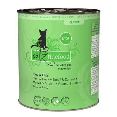 Catz Finefood No. 23 avec boeuf & canard, 800g - MyStetho Veterinary
