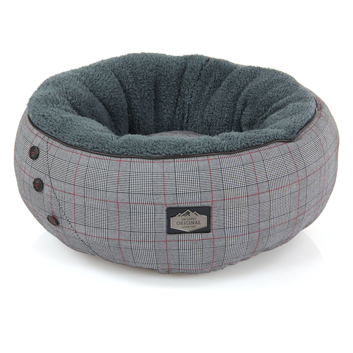 swisspet Hunde-&Katzendonut Stranger 50x50x19cm grau - MyStetho Veterinary