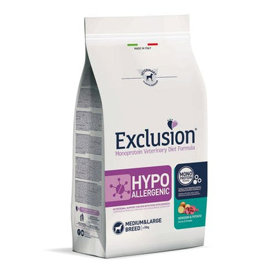 Exclusion Dog VET Adu. Med&L Venison 2kg - MyStetho Veterinary