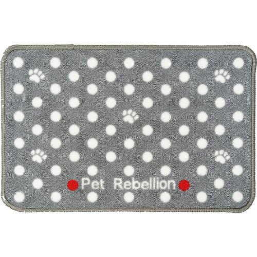 Food Mat Dotty Grey 40 x 60cm - MyStetho Veterinary