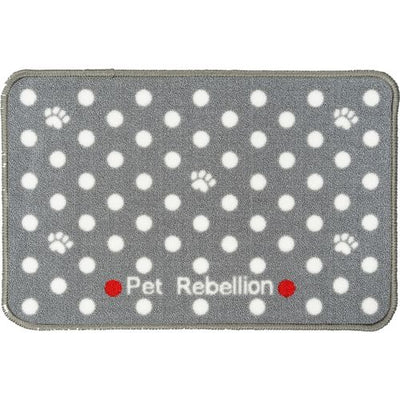 Food Mat Dotty Grey 40 x 60cm - MyStetho Veterinary