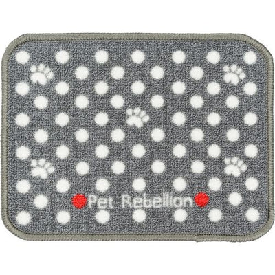 Food Mat Dotty Grey Mini 30 x 40cm - MyStetho Veterinary