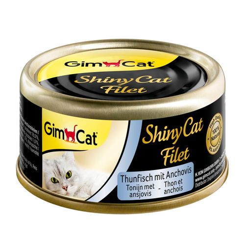 GimCat ShinyCat filet de thon & anchois - MyStetho Veterinary