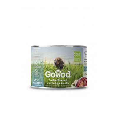 Goood Canine Mini Junior Agneau élevé en plein air et truite d’aquaculture durable 200 g - MyStetho Veterinary