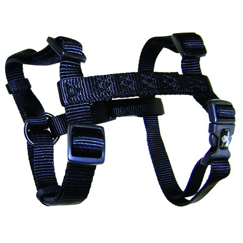 Harnais pour chien noir 1.5 x 30-50 cm - MyStetho Veterinary