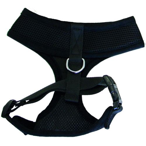 Harnais souples pour chiens noir L 48-66 cm - MyStetho Veterinary