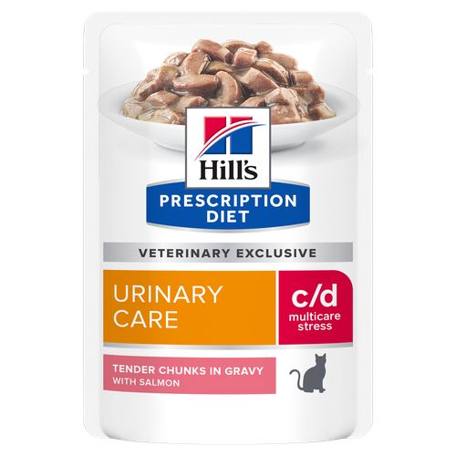 Hill's Prescription Diet c/d Multicare Stress Salmon 85 g - MyStetho Veterinary