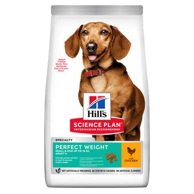 Hill's Science Plan Perfect Weight Small & Mini Adult Chicken 1.5 kg - MyStetho Veterinary
