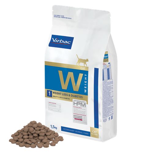 HPM Cat Weight W1 Loss & Diabetes 1,5 kg - MyStetho Veterinary