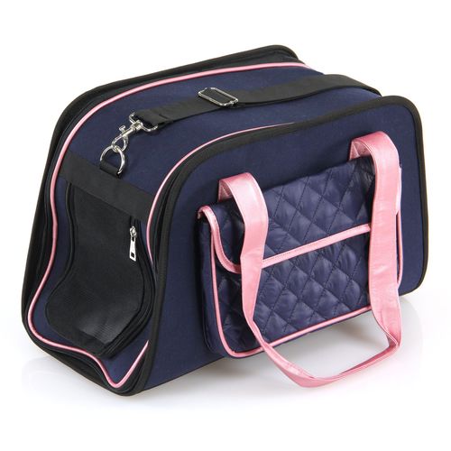 Hund- & Katzen-Tragtasche Salemo 45x18x30cm blau, swisspet - MyStetho Veterinary
