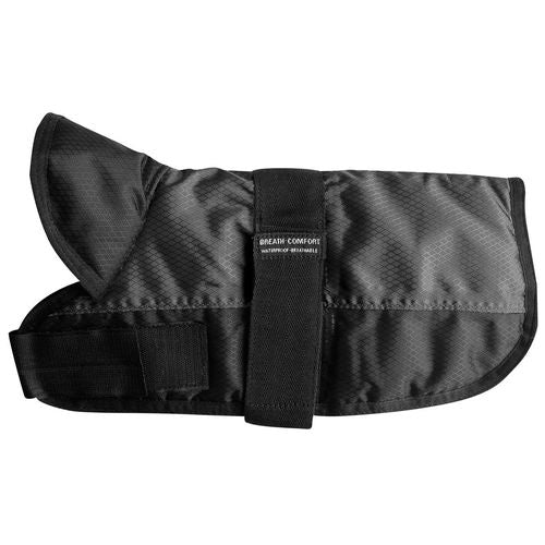 Hundeschutzmantel Icedog 50cm, schwarz wasserdicht, hautfreundlich, waschbar - MyStetho Veterinary