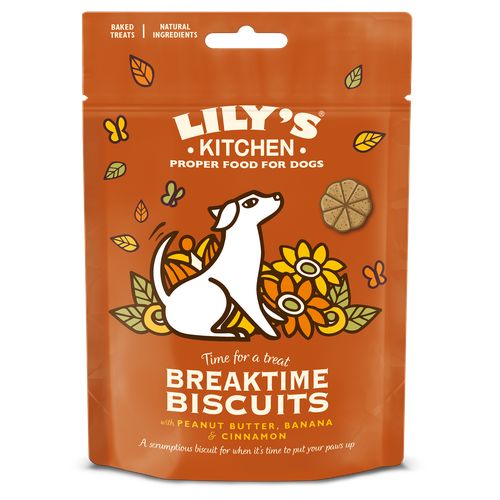 Lily's Kitchen Breaktime Biscuits Peanut Butter 80g - MyStetho Veterinary