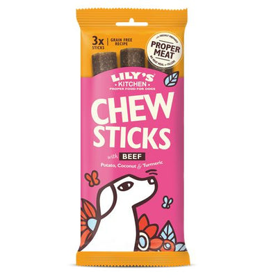 Lily's Kitchen Chew Sticks Beef 120g - MyStetho Veterinary