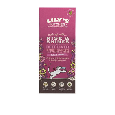 Lily's Kitchen Organic Rise&Shine Beef Liver Baked Treats 80g - MyStetho Veterinary
