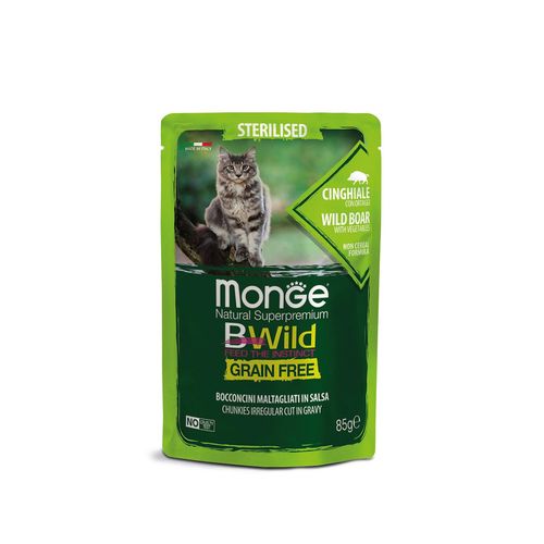 Monge Bwild GF stérilisé Sanglier - MyStetho Veterinary