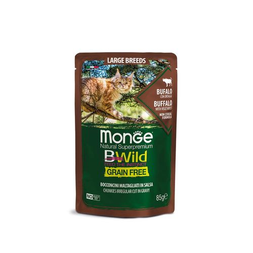 Monge Cat Bwild GF Grand Buffle - MyStetho Veterinary