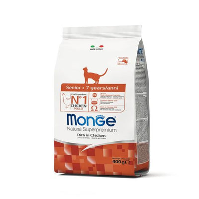 Monge chat senior poulet 400g - MyStetho Veterinary