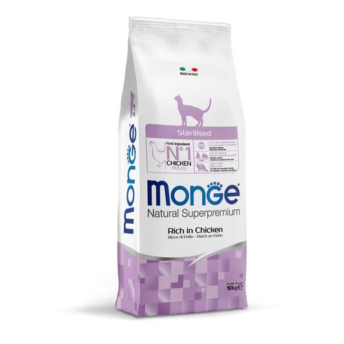 Monge Chat stérilisé Poulet 10kg - MyStetho Veterinary
